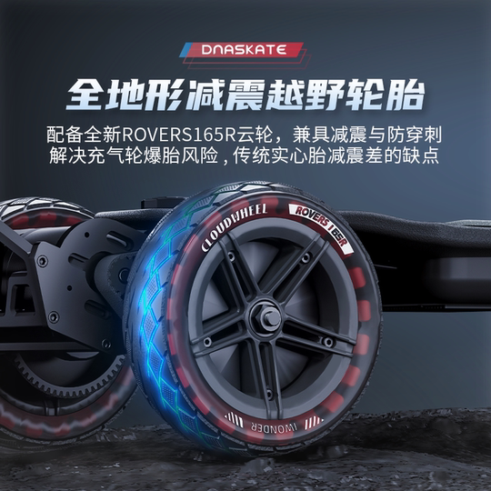 DNASKATE Terrax电动四轮滑板越野长板滑板车成人户外代步滑板车