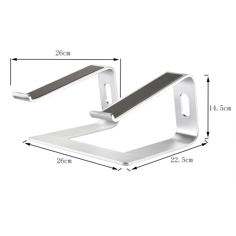 笔记本支架增高架散热托铝合金电脑支架Macbook增高桌面支架颈椎-图2