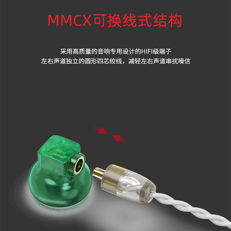 2022新限定版！MBquart MB800发烧HIFI平头塞平头耳机入耳式MMCX - 图3