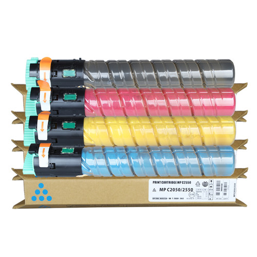墨美适用理光c2550粉盒c2551碳粉mpc2050 c2051 mpc2030 c2010彩色复印机Aficio c2530套鼓硒鼓粉筒墨盒墨粉 - 图2