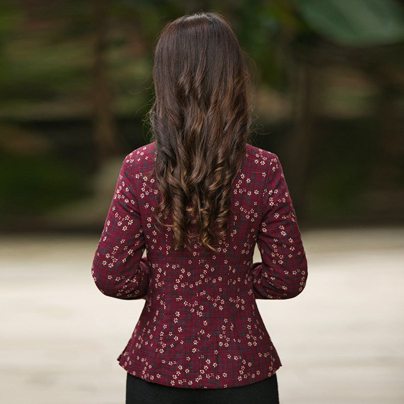 筠雅唐装女装中国风冬棉袄女小棉服 筠雅上衣