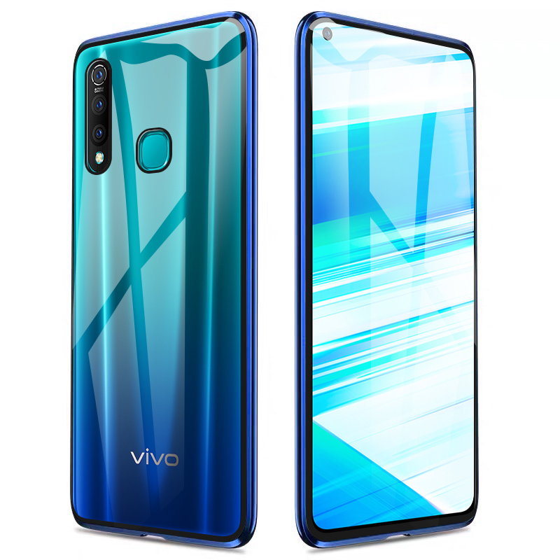 适用双面玻璃vivos1pro手机壳z5x保护套防摔全包透明S1外壳网红 - 图0