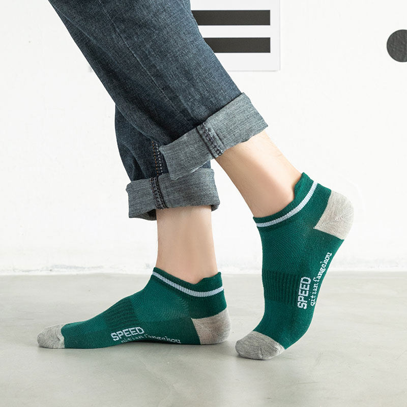 夏天男士透气纯棉吸汗中筒潮男短袜 浙元素短袜/打底袜/丝袜/美腿袜
