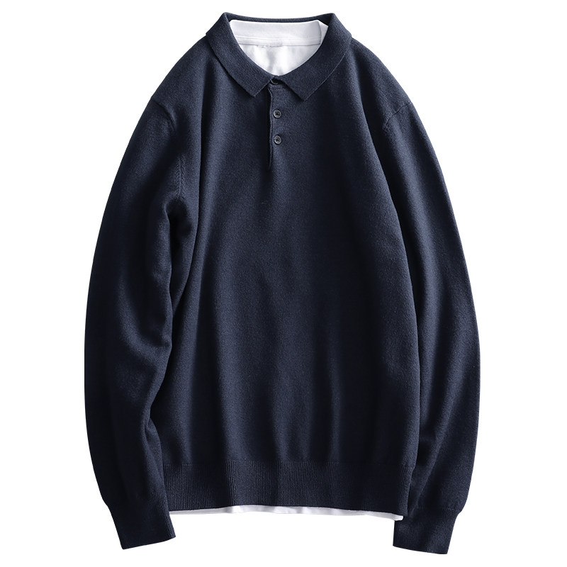 LUUD 软糯保暖绵羊毛男针织衫修身长袖纯色毛衫磨毛翻领上衣冬款,淘宝优惠券,粉丝福利购,淘宝优惠卷