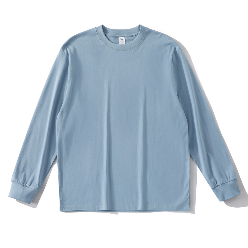 LUUD 打底T恤小卫衣单穿内搭长袖纯色全棉圆领复古休闲韩范上衣男,淘宝优惠券,粉丝福利购,淘宝优惠卷