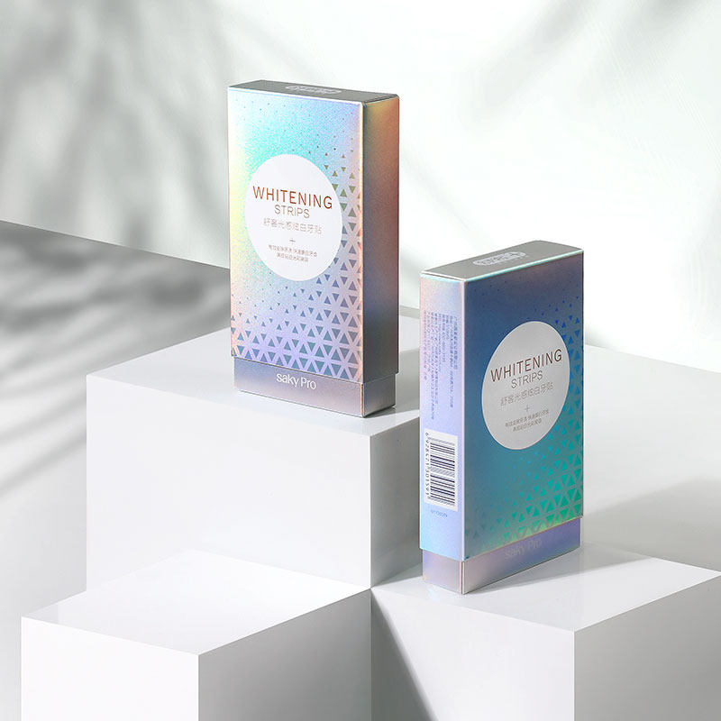 舒客光感炫白牙贴面美白神器牙贴 saky舒客牙齿美白脱色剂