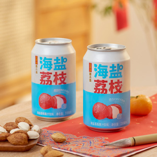 王老吉荔小吉海盐荔枝310ml*12罐
