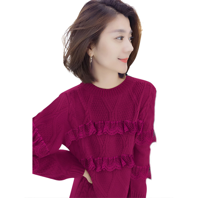 时尚打底针织中长款毛衣裙连衣裙 bobowaltz连衣裙