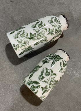 复古法式田园风陶瓷花瓶水培摆件