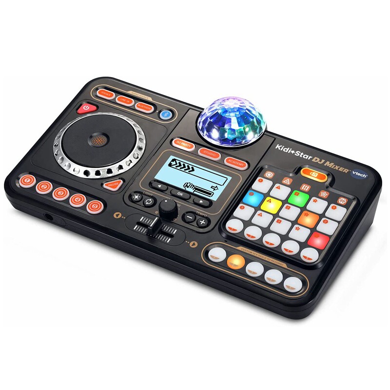 VTech/伟易达 KidiStar儿童DJ混音器 15首内置歌曲 蓝牙连接 新款