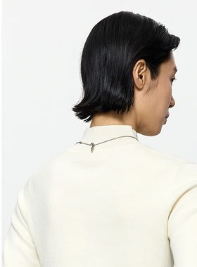 EXCEPTION例外项链配饰女气质百搭毛衣链高级感轻奢小众锁骨链