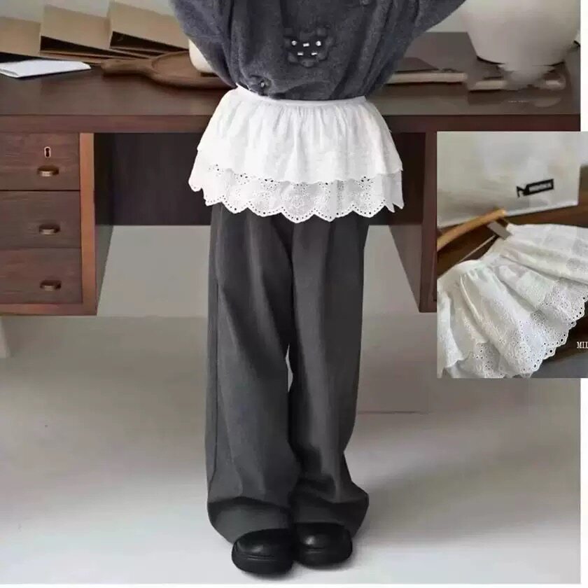 韩国童装2025冬季新款女童双层屁帘儿童冬装叠穿神器休闲半身裙,淘宝优惠券,粉丝福利购,淘宝优惠卷