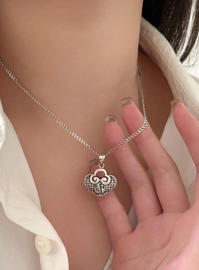 未晚纯银纯银甜酷风叠戴项链