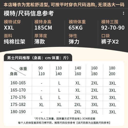 轩靓【纯棉】睡裤男短裤夏季薄款大裤衩宽松透气休闲五分裤可外穿 - 图3