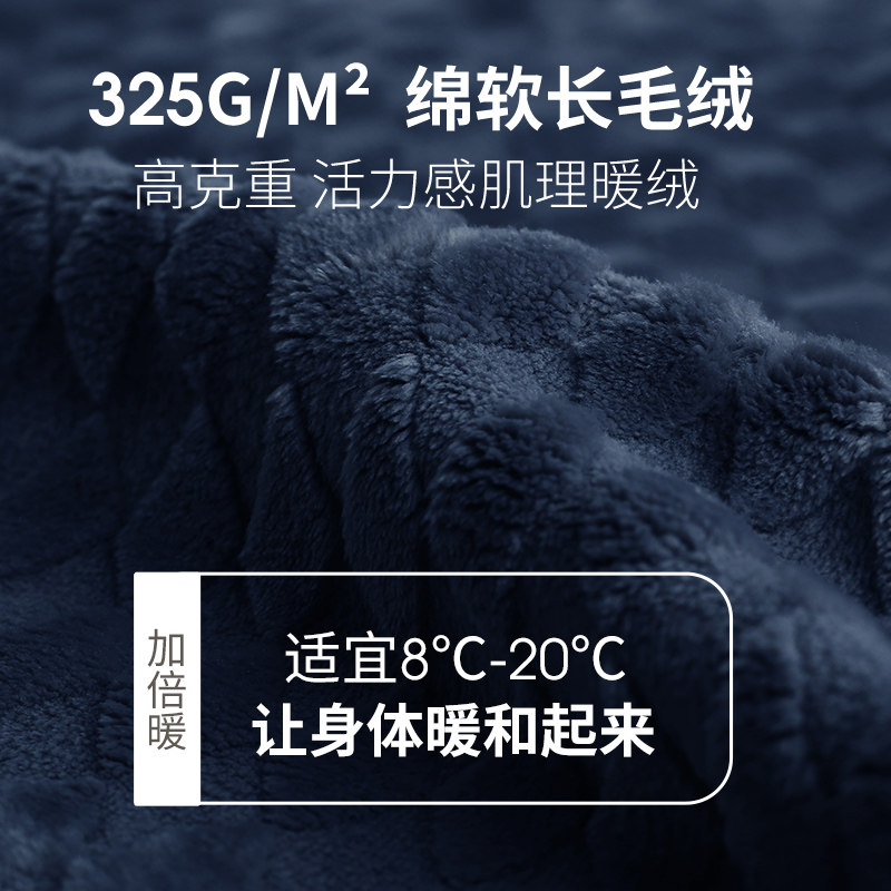 轩靓睡袍男冬季冬款加绒加厚长袖法兰绒睡衣保暖珊瑚绒浴袍家居服,淘宝优惠券,粉丝福利购,淘宝优惠卷