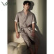 Xuanliang ice silk couple home wear pajamas