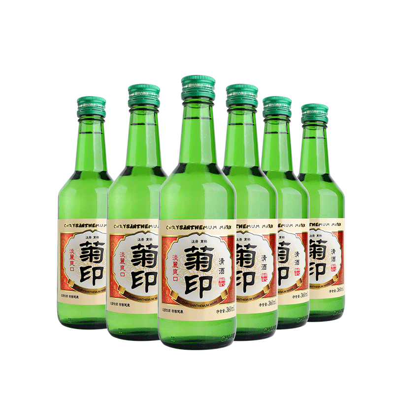 菊印淡丽爽口清酒360ml日式清酒洋酒烧酒低度酒料理佐餐酒 - 图2