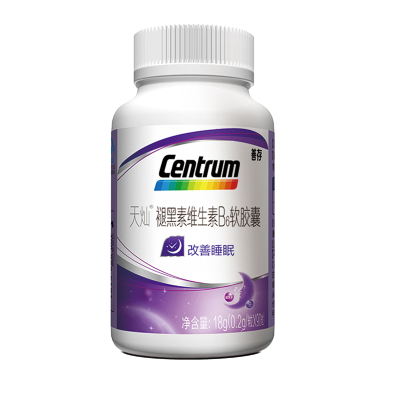 善存褪黑素安瓶维生素b6助眠软胶囊 好加倍保健品褪黑素/蛇麻草/圣约翰草
