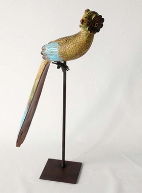 鹦鹉树脂雕刻电视柜软装大嘴鸟