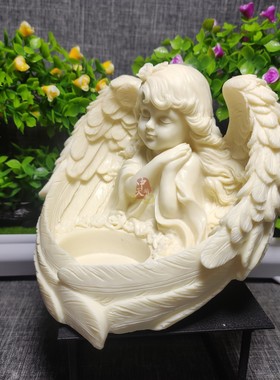 象牙果天使香薰摆件欧式