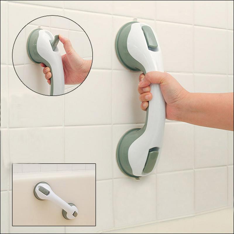 1pcs Nail-free Inallation Bathroom Handle Super Suction Cu - 图0