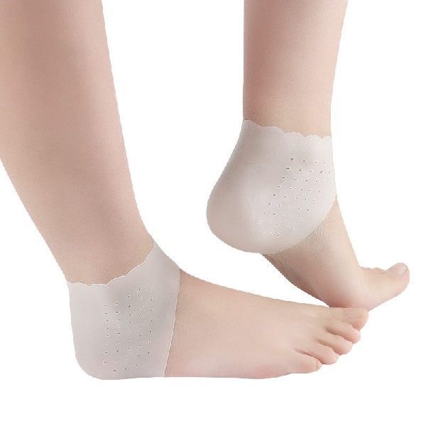 Silicone Foot Chapped Care Tool Moisturizing Gel Heel Socks - 图0