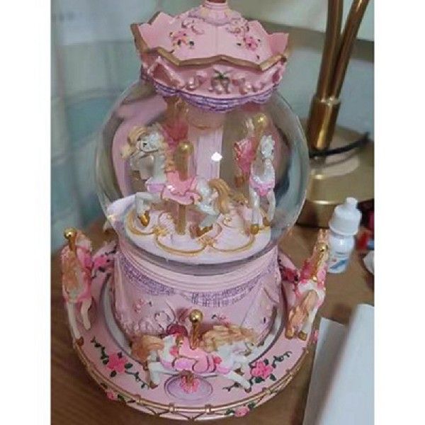 Snow Ball Music Note Snow Globe Music Box New Year Gift - 图1