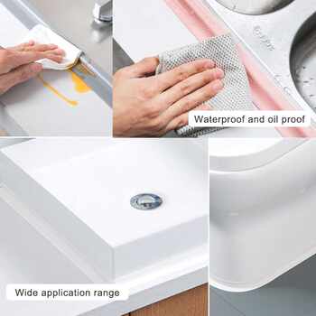 ຫ້ອງນ້ໍາເຮືອນຄົວ Shower water proof mold proof tape Sink B