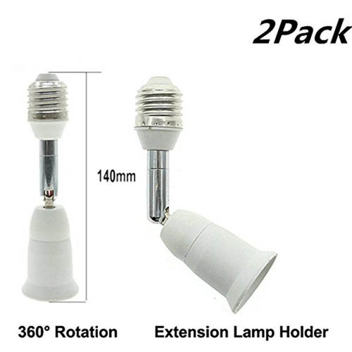 E27 Socket Extender,Vertical 90 Degree Horizontal 360 Degree - 图0