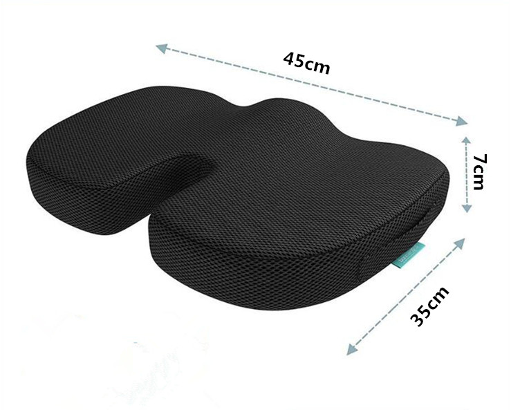 Gel Orthopedic Memory Cushion Foam U Coccyx Travel Seat Mass - 图1