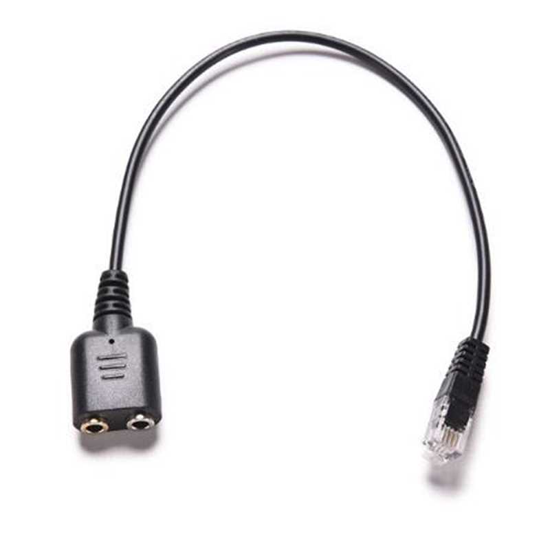 1PC Audio Jack Female to Male RJ9 Plug Adapter Convertor Cab - 图0