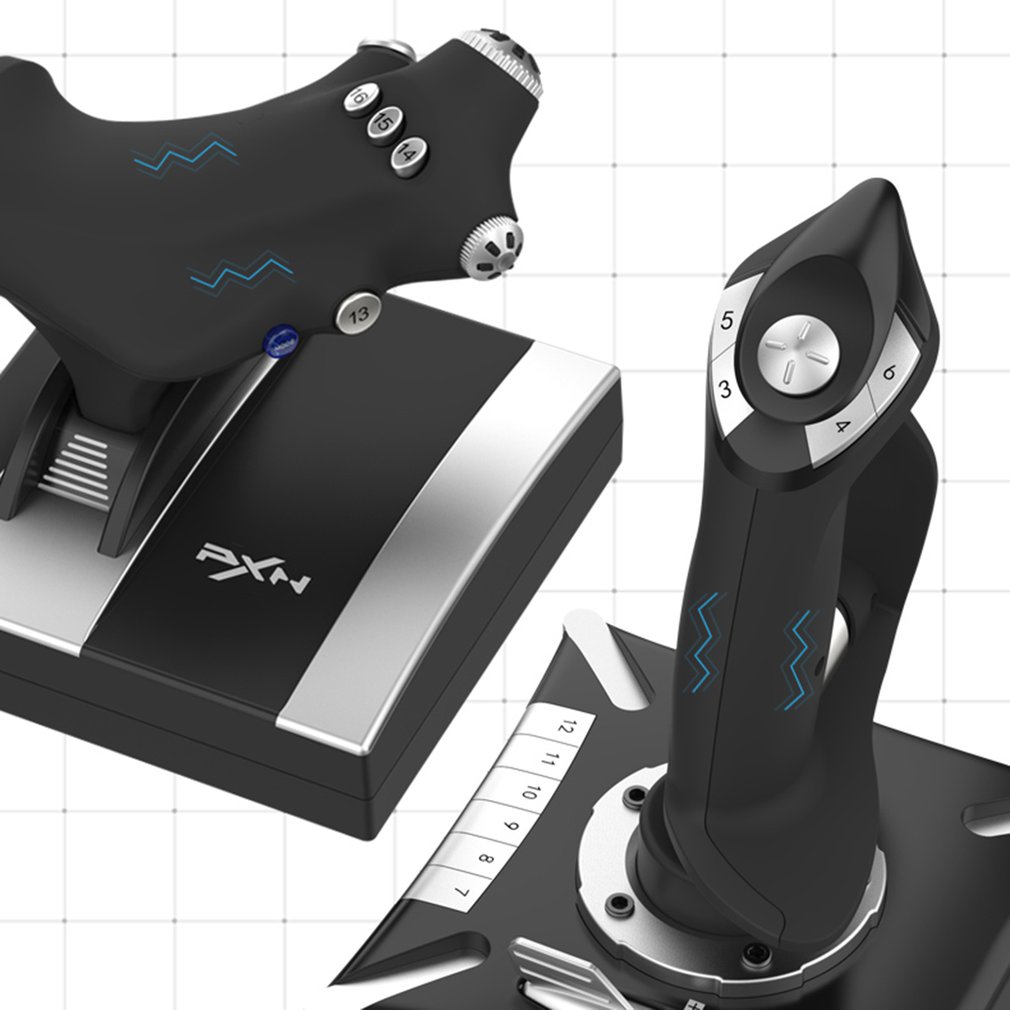 Flight Stick Joystick PXN-2119 PRO USB Simulator Flight - 图0