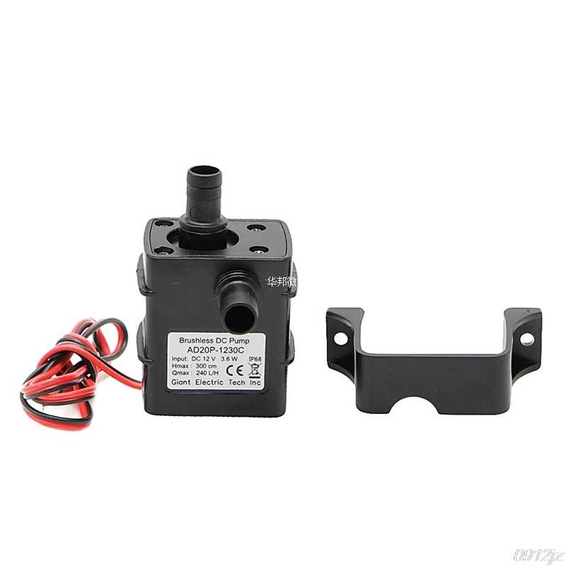 Mini DC12V 3M 240L/H Brushless Motor Submersible Water Pump-图0