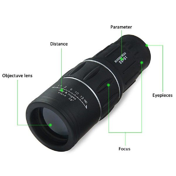 16X52 Dual Focusing onocular Telescope Outdoor Hunting-图3