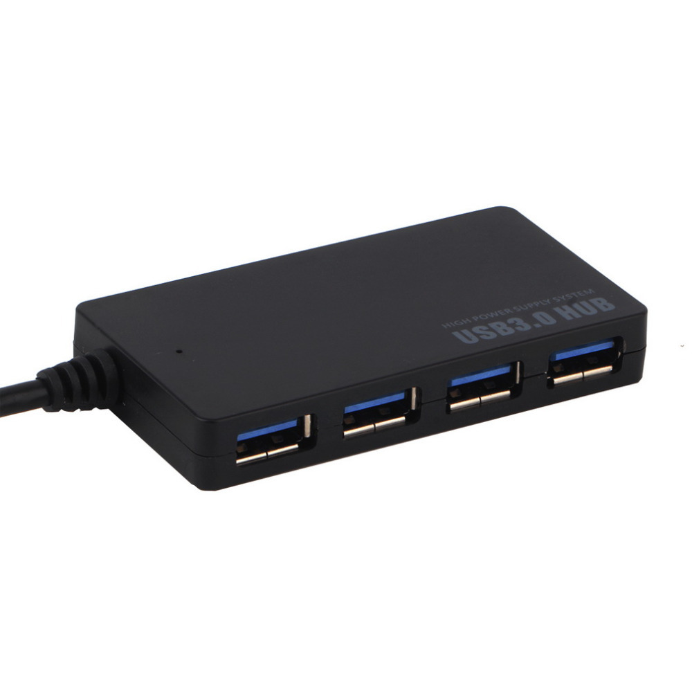 Powered Usb 3.0 Hub 4-Port SuperSpeed Compact Hub Adapter US - 图0