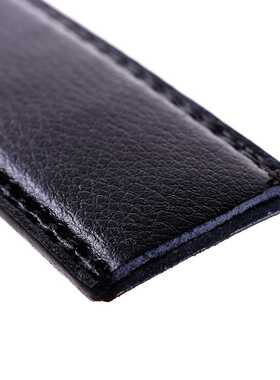 120x3.5cm Business Style PU leather Men's Automatic Ribb