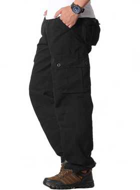 Men's Cargo Pants Casual Mult Pockets Mltary Tactcal Pan