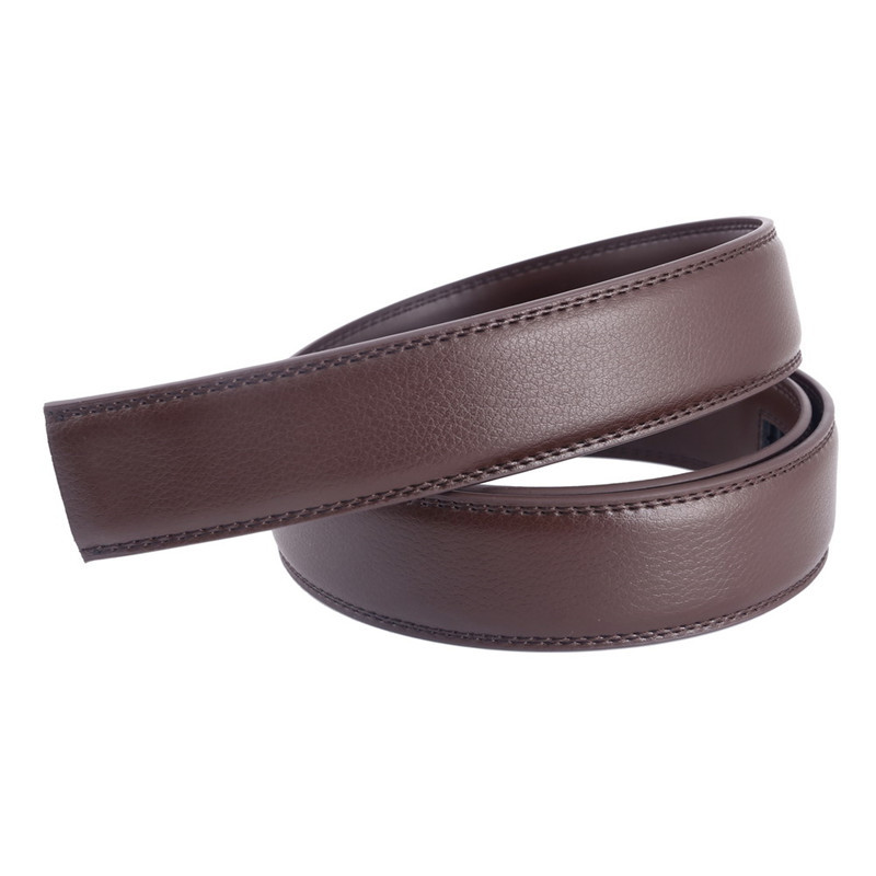 New Male Automatic Buckle Belts,No Buckle Belt Brand Men Hig-图1