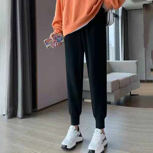 S-8XL Plus fat size autumn winter casual pants trousers long - 图2