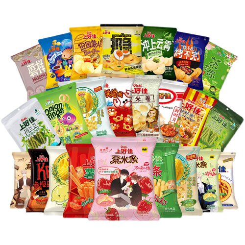 【49元任选】上好佳大包虾片虾条等单包混选膨化零食小吃休闲食品 - 图3