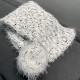 Hand diy knitted homemade warm plush scarf