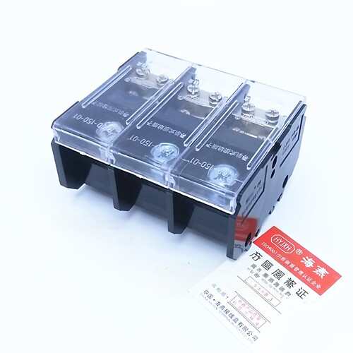 海燕 3进12出接线端子FJ6D-150-03/12三相十二表户导轨式分线端子 - 图1