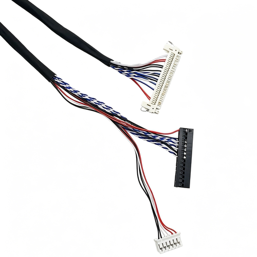 LP121WX3-TLC1笔记本屏线FIX-30P单6带调光1.0MM间距LVDS屏线定制 - 图3
