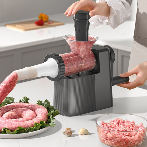 灌肠器家用灌香肠工具灌肠机神器肠衣食品级手动做腊肠自制罐肉肠 - 图3