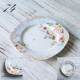 Various ceramics, public irregular European relief dining plates