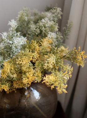 轻奢高端鹿角蕨仿真花束