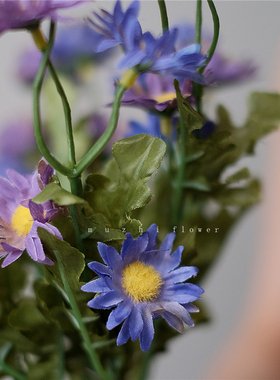 高级感小雏菊仿真花束客厅插花