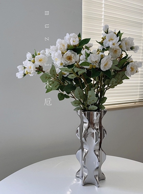 蔷薇仿真花高级婚礼雏菊