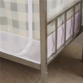 New Student zipper mosquito net 0.9*1.9m girls dormitory bunk bed bedroom blackout bed curtain account dustproof top