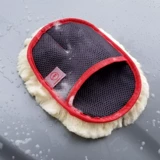 Autobright Car Flay Glove, чтобы вытереть плюшево -медвежую лапу с высокой четкой шерсти специальной чистки пены, не повредив краску